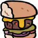 Burger half 1342