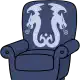 Dragon items night furniture arm chair