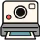 Footer icon camera