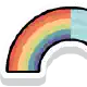 Footer rainbow half