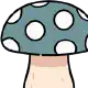 Toasdstool mushroom stool1