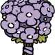 Bunchof flowers violet