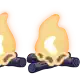 Camp fire sprite sheet