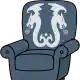 Dragon items furniture arm chair