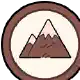 Guide icon mountain