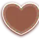 Medals heart copper