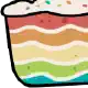 Rainbow cake whole 1569