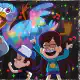 Dipper, Mabel and Blendin going crazy with a duck