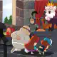 Dipper, Mabel and Blendin meeting the king