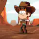 Dipper fighting a bandit