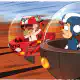 Dipper and Mabel racing against Toby Determined